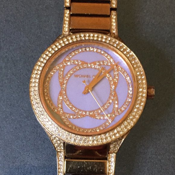 Michael Kors Women's Kerry Rose Gold Tone Watch - Picture 1 of 5